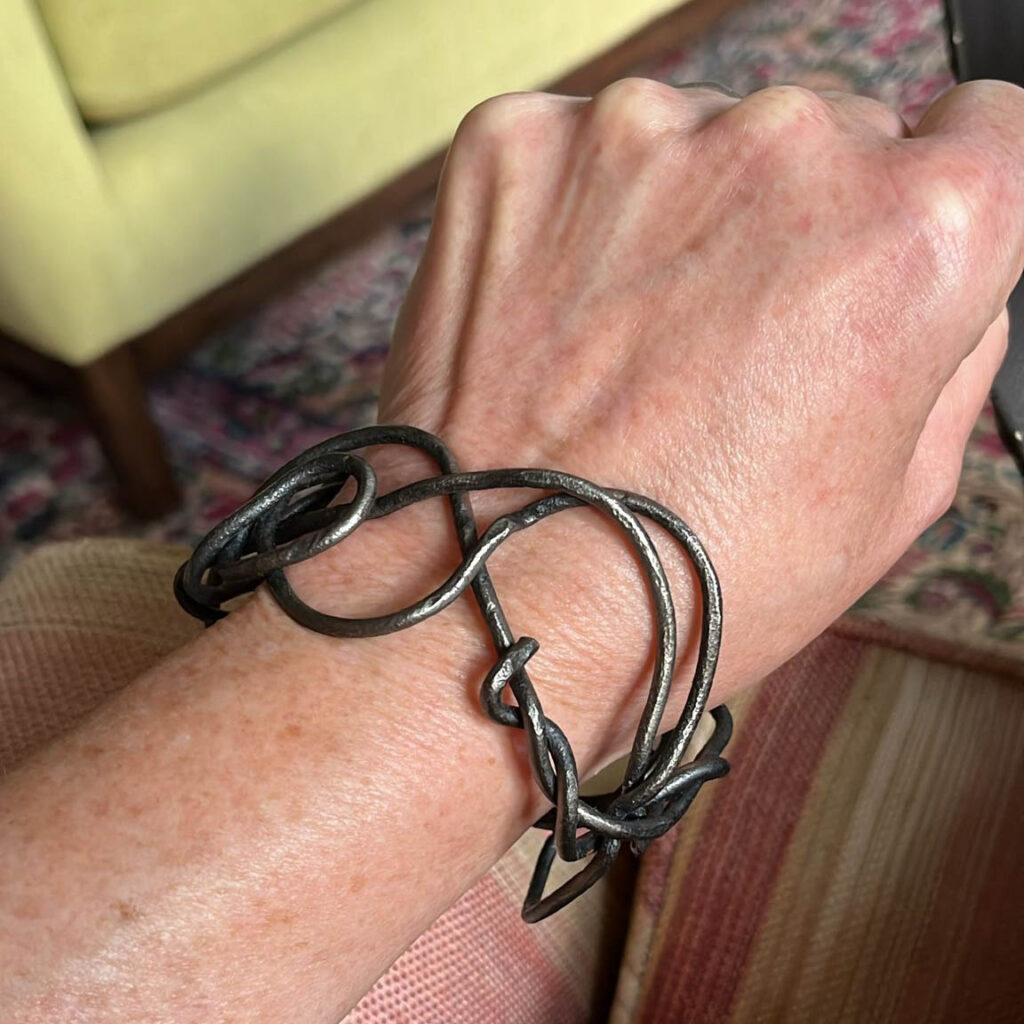 Snowhite Blacksmith iron cuff